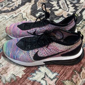 Nike Women's Multicolor Knit Sneakers with Black Accents